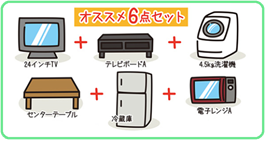 格安レンタル商品を安心して使って頂く為に私たちができること 。家電レンタル